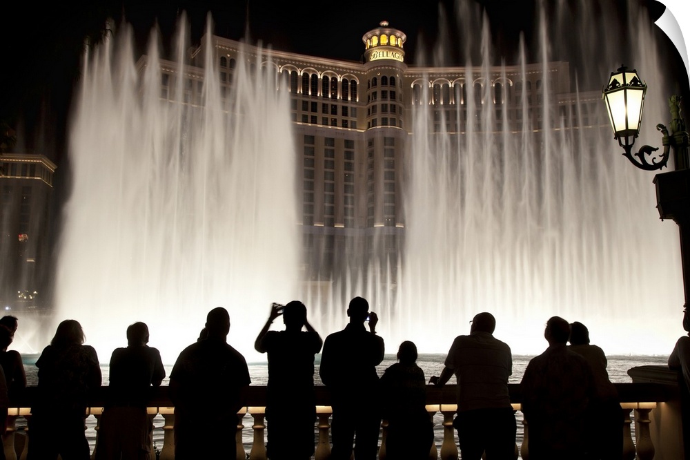 The water fountain at the Bellagio Hotel in Las Vegas, Nevada
