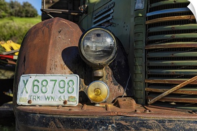 Vintage International Pickup Truck In The Palouse, Washington