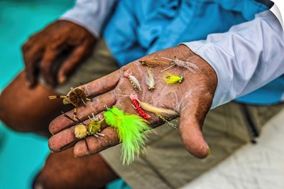 A Selection Of Flys Used By Fisherman In Belize