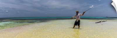 Fly Fishing on a remote island in Southern Belize