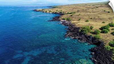 On The Big Island Looking North Towards Maui