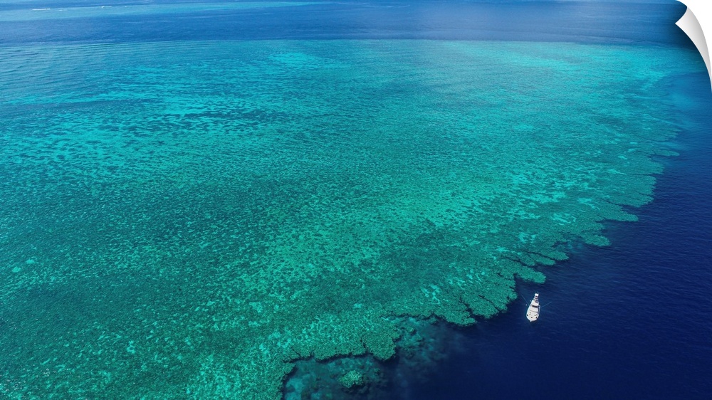 The iconic great barrier reef of Australia. Location: Australia.