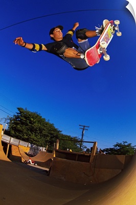 Vintage Photo Of Omar Hassan Ripping In SoCal, 1989
