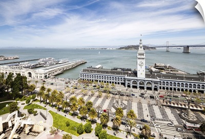 Aerial View Of Port Of San Francisco