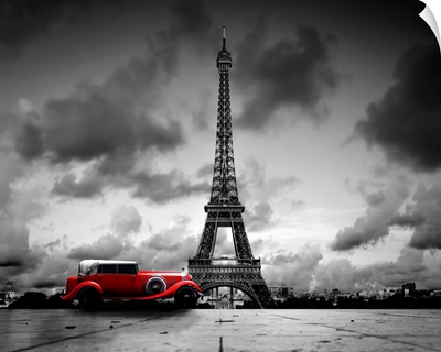 Artistic image of Effel Tower, Paris, France