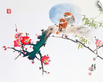Blossoms and Sparrows