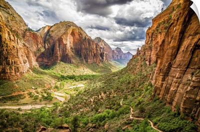 Colorful Landscape From Zion National Park, Utah