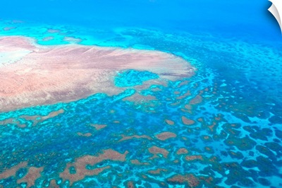 Great Barrier Reef, Cairns Australia, seen from above