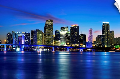 Miami City at Night