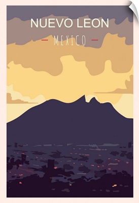 Nuevo Leon Modern Vector Travel Poster