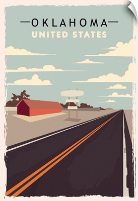 Oklahoma Modern Vector Travel Poster