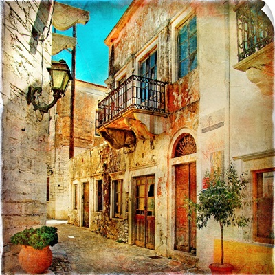 Old Pictorial Streets of Greece