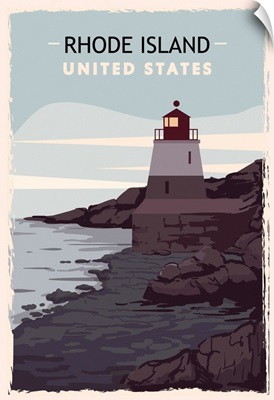 Rhode Island Modern Vector Travel Poster
