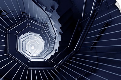 Spiral Staircase In Dark