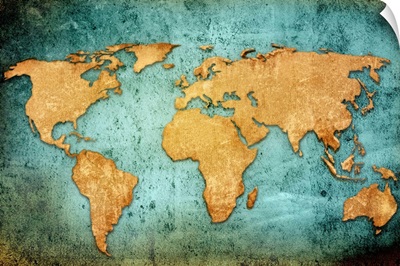 Textured World Map