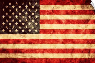 United States Of America Flag in a grunge style