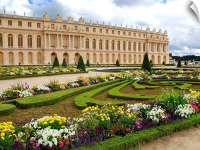 Versailles, Garden in front of palace in France