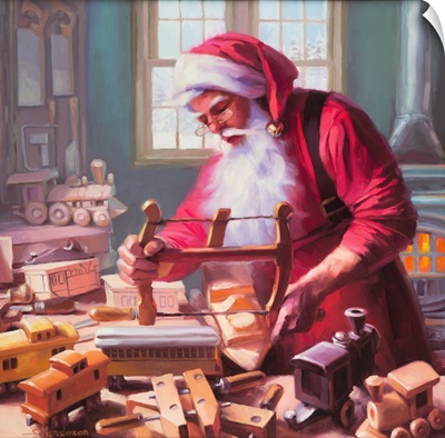Santa In The Workshop