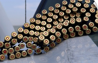 762 Mm Rounds Ready To Be Loaded