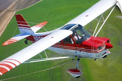 A Champion Aircraft Citabria in flight
