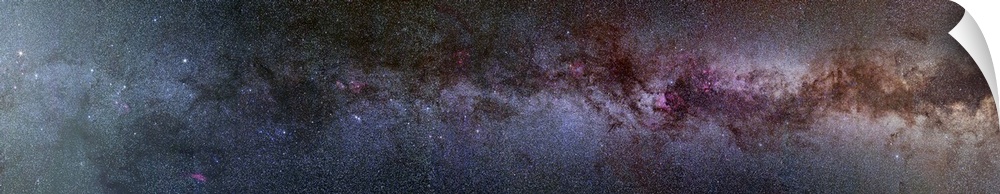 A complete 360 degree panorama of the Milky Way.