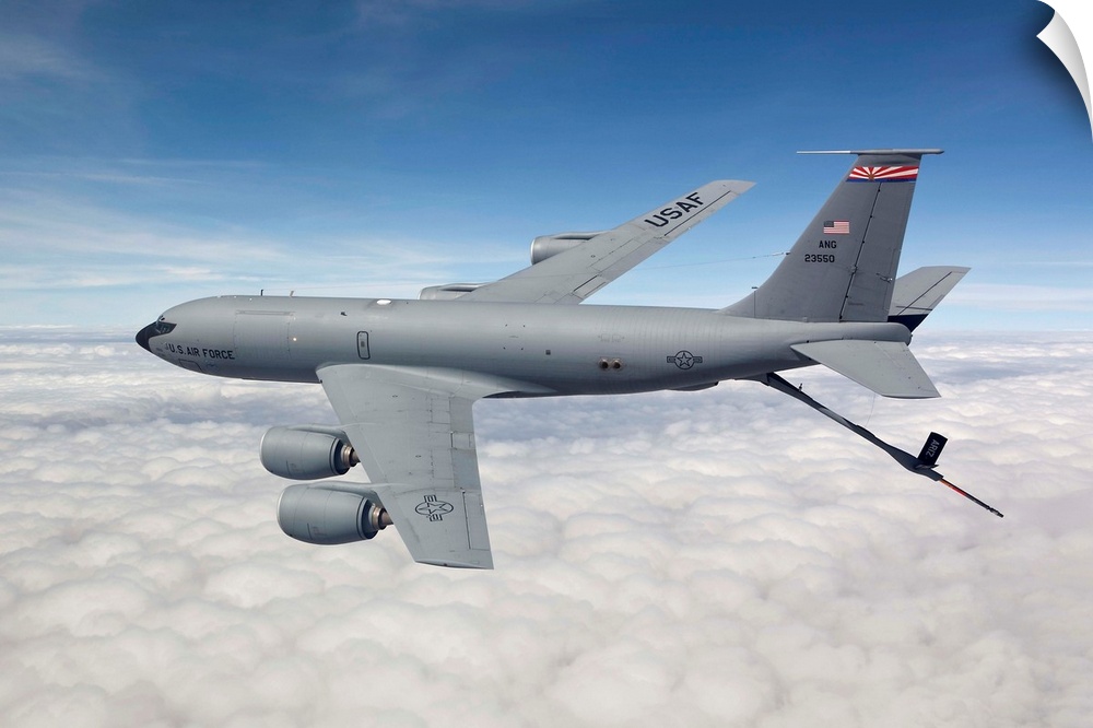 A KC-135R from the 161st Air Refueling Wing flies a training mission out of Phoenix, Arizona.