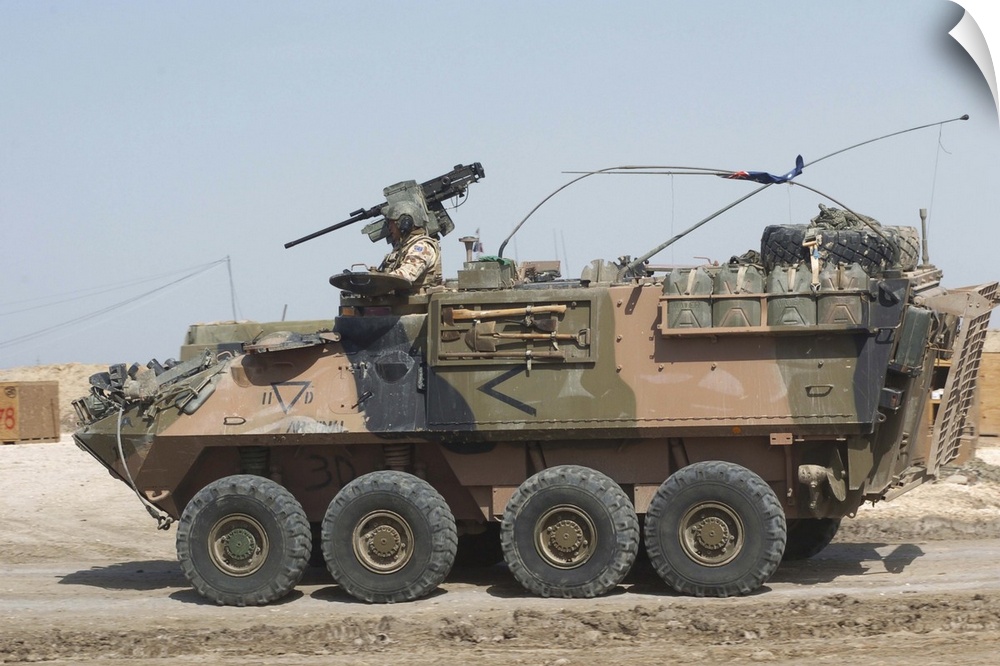 A LAV III infantry fighting vehicle in Afghanistan.