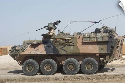 A LAV III infantry fighting vehicle in Afghanistan