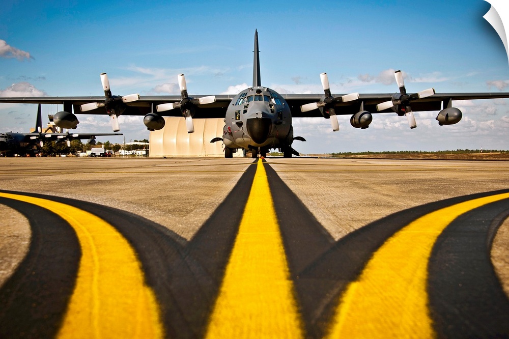 January 25, 2012 - A MC-130E Combat Talon I awaits its next mission on the flightline at Duke Field, Florida.
