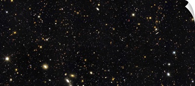 A panoramic view of over 7500 galaxies