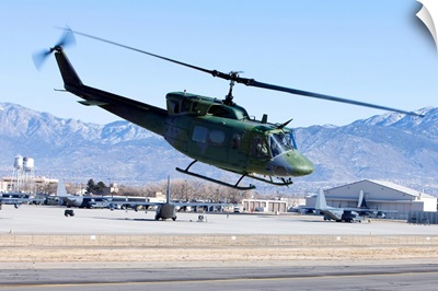 A UH-1N Twin Huey near Kirtland Air Force Base, New Mexico