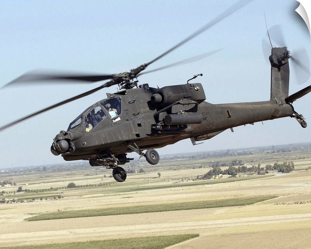 A U.S. Army AH-64D Longbow Apache.