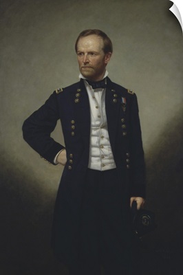American history painting of Civil War General William Sherman