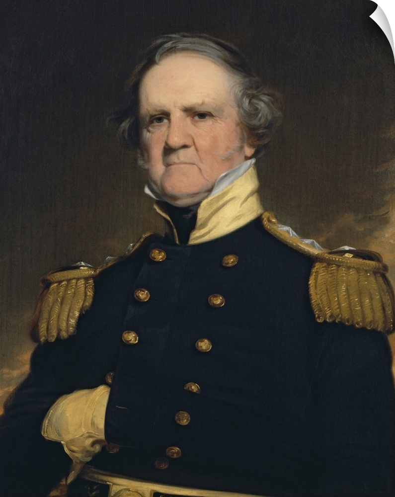 American history painting of General Winfield Scott.
