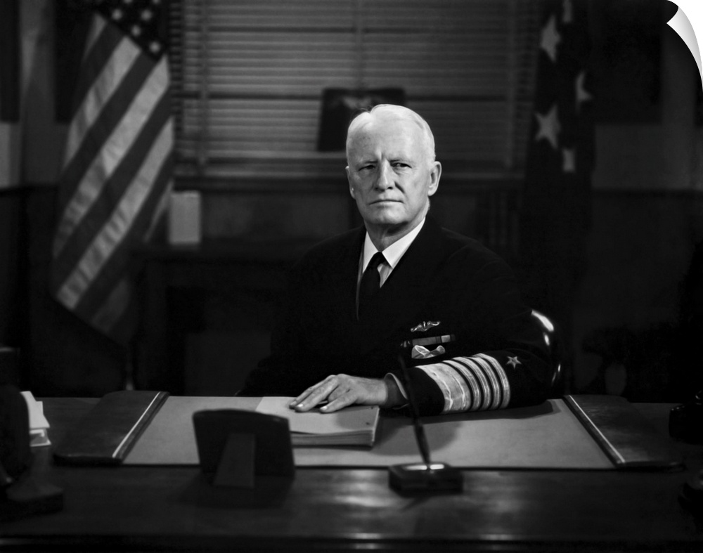 American history photo of Admiral Chester William Nimitz.