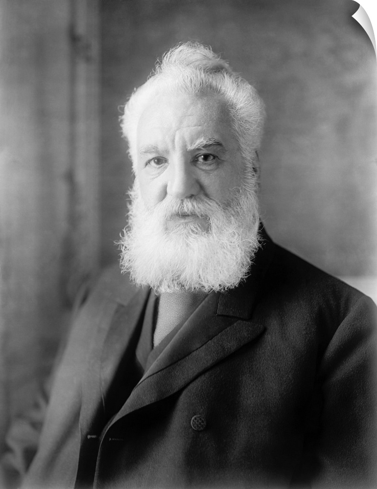 American history photograph of Alexander Graham Bell, dated 1905.