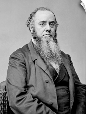 American History Photograph Of Hon. Edwin Stanton Dated Between 1855 To 1865