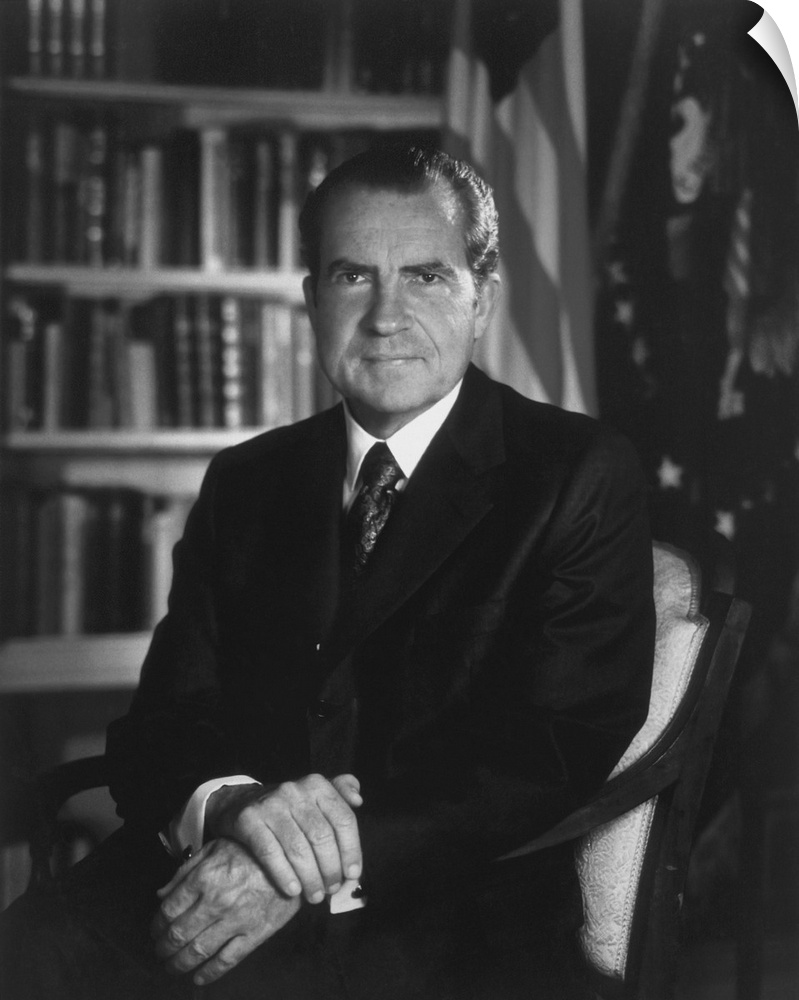 American history portrait of President Richard Nixon.