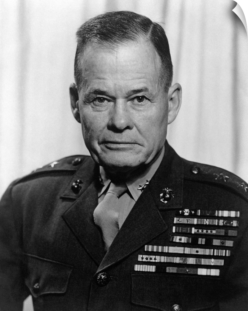 American military history portrait of Lt. General Lewis Chesty Puller.