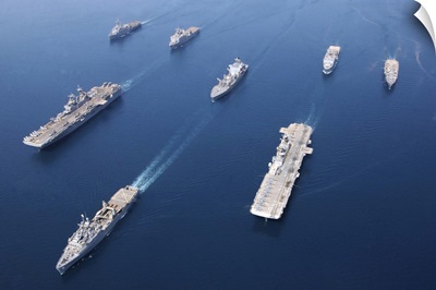 Amphibious Task ForceWest in formation
