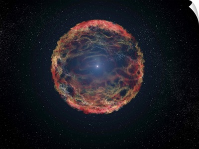 An artist's impression of supernova 1993J