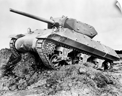 An M-10 Tank Destroyer Used By The U.S. Army During World War II