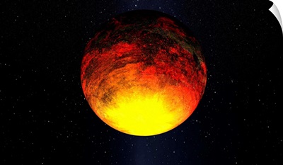 Artist concept of Kepler 10b