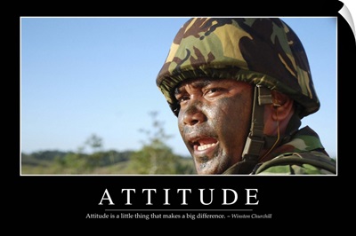 Attitude: Inspirational Quote and Motivational Poster