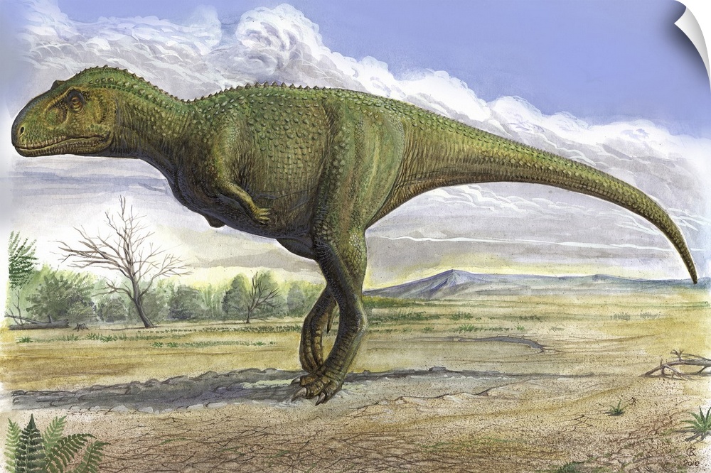 Aucasaurus garridoi, a prehistoric era dinosaur.