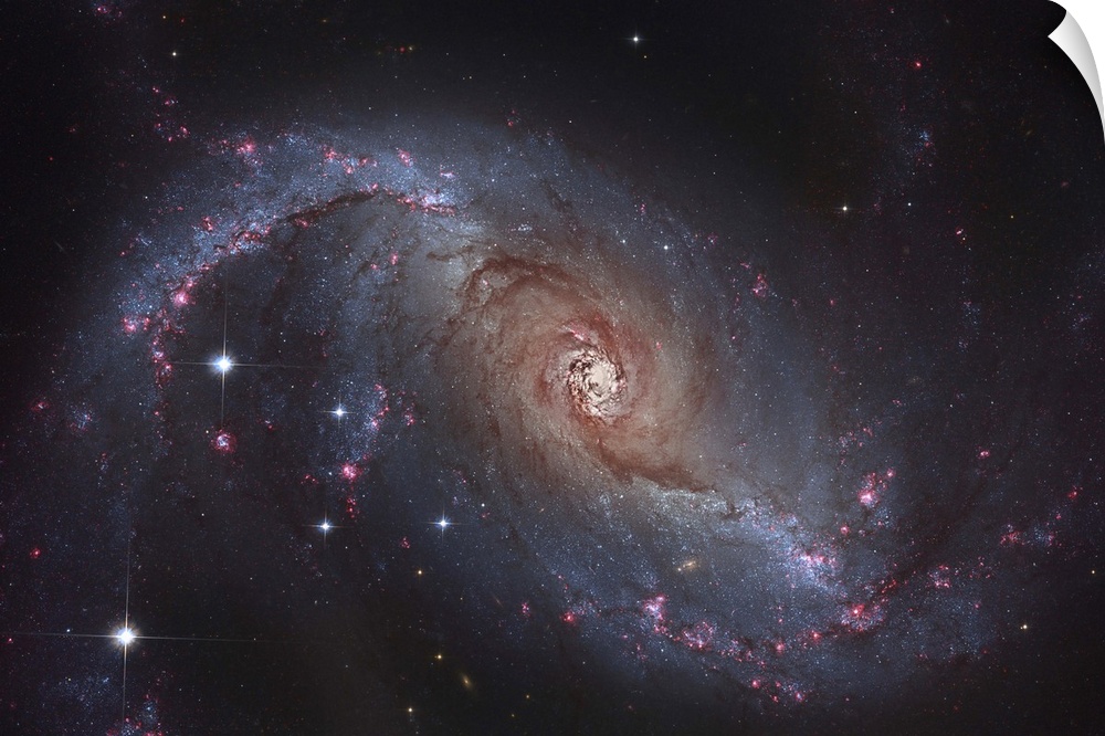 Barred spiral galaxy NGC 1672 in the constellation Dorado.