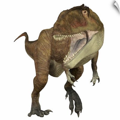Carcharodontosaurus dinosaur roaring