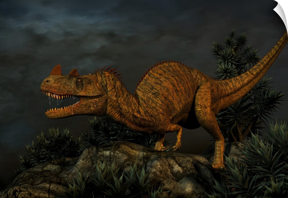 Ceratosaurus was a large predatory dinosaur from the Late Jurassic Period.