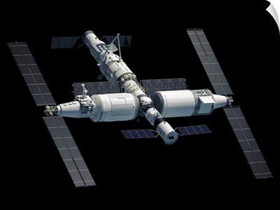Chinese Space Station Tiangong 2022, Complete View