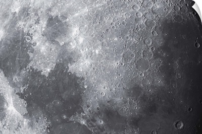 Close up view of the Moon